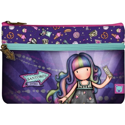 Santoro Плосък несесер с джоб Santoro Gorjuss - Up and Away (1128GJ04)