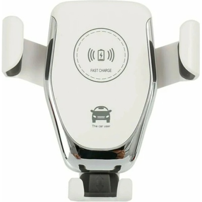 Универсална стойка за кола Planet Tech с бързо-безжично зареждане, 10W, Бяла (SE11 White)