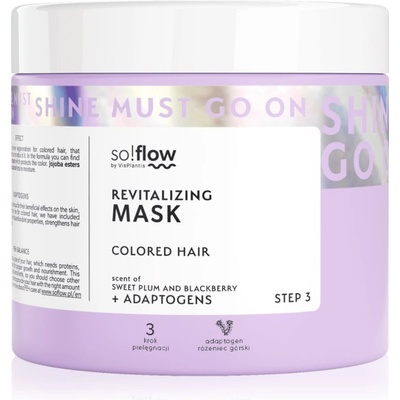 So!flow Coloured Hair Revitalizing Mask интензивна ревитализираща маска за боядисана коса 400ml
