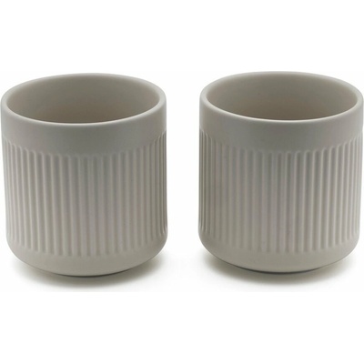 Bredemeijer Sivé porcelánové šálky v súprave Skagen 2 x 300 ml