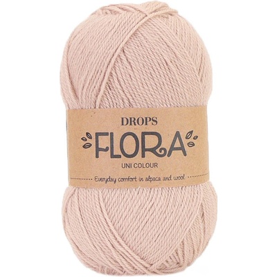 Příze DROPS Flora uni colour 30 - pouštní růže