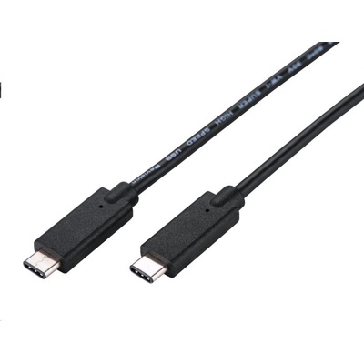 C-TECH CB-USB32-10B USB 3.2, Type-C (CM/CM), PD 100W, 20Gbps, 1m, černý