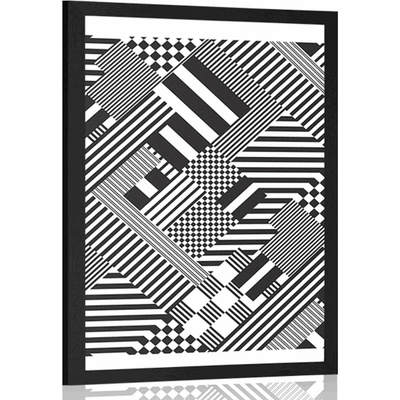 Plakát decentní vzory v jedinečném provedení - 40x60 no frame