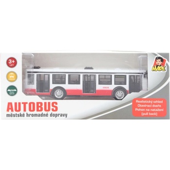 Made Autobus kovový na zpětný chod 16cm