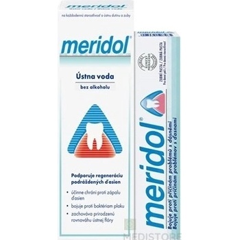 Meridol zubná pasta 75 ml + ústna voda 400 ml darčeková sada