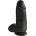 Pipedream Лепяща се отливка "king cock chubby black" 25 см