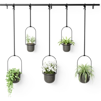 Umbra Висящи саксии Triflora 5 черни (1018086-040)