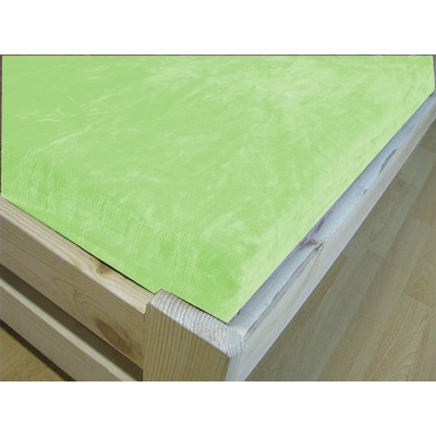 Jahu Prostěradlo Mikroplyš zelené 90x200