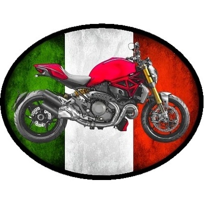 nášivka Ducati Monster Ovál nažehlovací