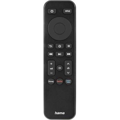 Hama Универсално дистанционно Hama за TV + Netflix, Prime Video, бутони Disney+, програмируемо (40070)