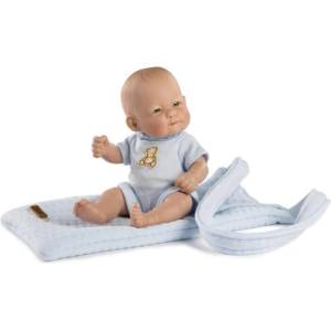 Guča 947 NEW BORN МОМЧЕ - реалистична кукла бебе с цяло винилово тяло - 25 см (13-947)