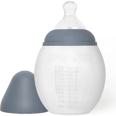 Élhée antikoliková dojčenská fľaša blue grey 330 ml