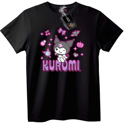 NOONEBRAND Тениска Kuromi Halloween - 5XL, Black