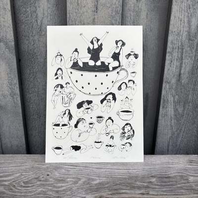 Grafika Stellion Káva Velikost: A5