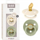 Bibs Colour anatomické cumlíky kaučuk 2ks Ivory Sage