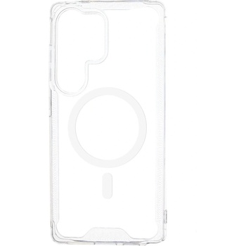 HQWear Прозрачен ъглов калъф с MagSafe за iPhone 16e - Прозрачен (5907769374951)