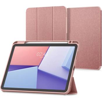 Spigen Urban Fit Case - текстилен кейс и поставка за iPad Air 11 (2024) (розово злато)