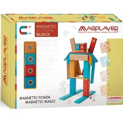 Magplayer magnetická stavebnice 24 ks
