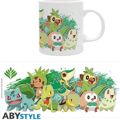 AbyStyle Pokémon Hrnček keramický Grass Partners 320 ml