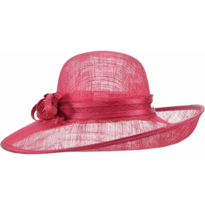 Seeberger Cloche slavnostní klobouk s ozdobou ze sisálové slámy