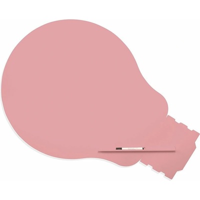 ROCADA Skin Shape Idea 6461-3015 tvar žárovky, 150 x 100 cm světlá růžová RAL 3015