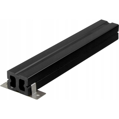 Terasový nosník hranol 4 x 3 x 300 cm, materiál černý WPC G21