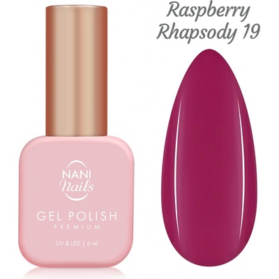NANI gel lak Premium 6 ml - Raspberry Rhapsody
