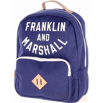 Franklin & Marshall Varsity backpack dark blue solid 25 l