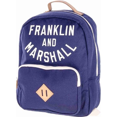Franklin & Marshall Varsity backpack dark blue solid 25 l