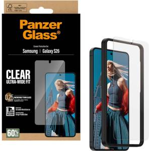 Panzer Стъклен протектор PanzerGlass за Samsung Galaxy S26, Ultra-Wide Fit w. EasyAligner