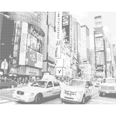 ZUTY Bodkovanie - ULICA V NEW YORKU Rámovanie: bez rámu a bez vypnutia plátna, Rozmer: 40x50 cm