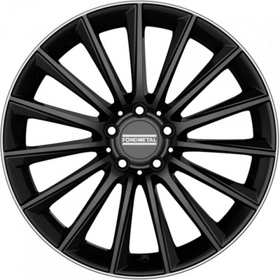 FONDMETAL AIDON 8x18 5x112 ET48 gloss black machined lip