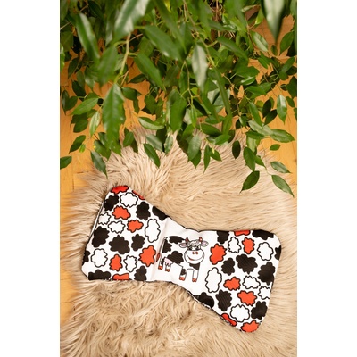 Jsem máma Kontrastní nahřívací polštářek 42x22 Kravička