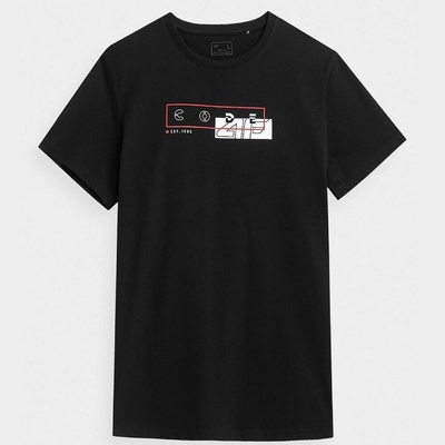 4F Мъжка Тениска 4F H4L21-TSM021-20S Black (TSM021-20S)