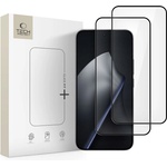 Tech-Protect 2 x Стъклен протектор за дисплей на Xiaomi 15T / 15T Pro от Tech-Protect Glass Fit+ - Black (5906302334667)