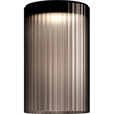 POLARIS Стъклена LED плафониера Vibe B | Цилиндрична | Опушен | 3000K | Цена 201, 60€ (394, 30 лв) (5075P/B)