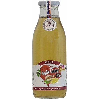 Zamio sirup agát a biely kvet s citrónovou šťavou 0,5 l