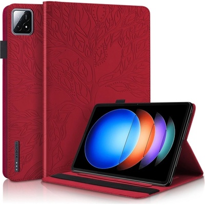 Vsetkonamobil 74083 ART TREE Zaklápacie puzdro pre Xiaomi Pad 6S Pro červené