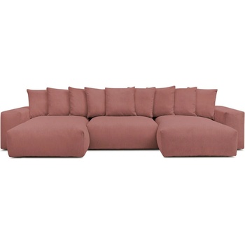 Bobochic Светлорозов ъглов диван от рипсено кадифе Voltaire - Bobochic Paris (WT-DNUU-N----W_1 P1140)