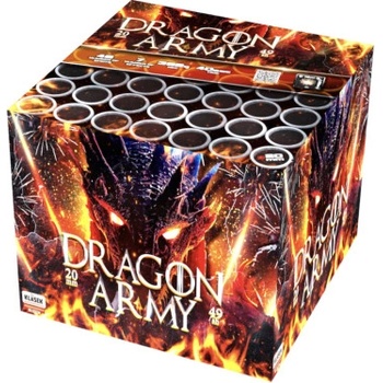 Ohňostroj Dragon army 49 rán 20 mm