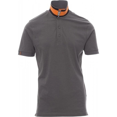 Payper polo Memphis smoke sivé vibrant oranžové