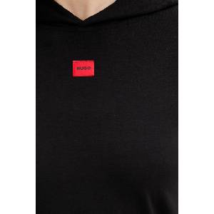 HUGO BOSS суичър с качулка дамски с памук signature_hoodie (50556816) - answear - 82,13 лв