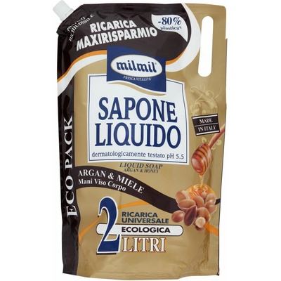 Milmil Argan & Honey tekuté mydlo 2l