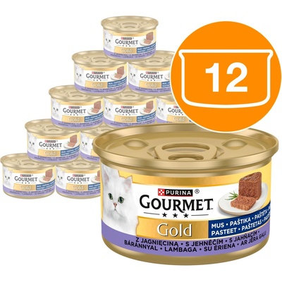 Gourmet Gold cat paštika s jehněčím 85 g – Hledejceny.cz