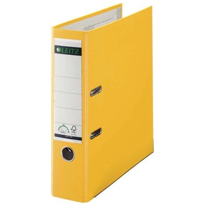 Leitz Plastic Lever Arch File A4 80mm 180° Yellow класьор с рингове Жълт (10105015) (10105015)