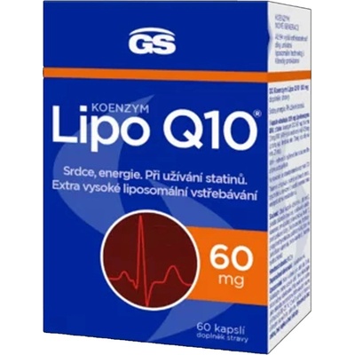 GS Koenzym Lipo Q10 60 mg 60 kapslí