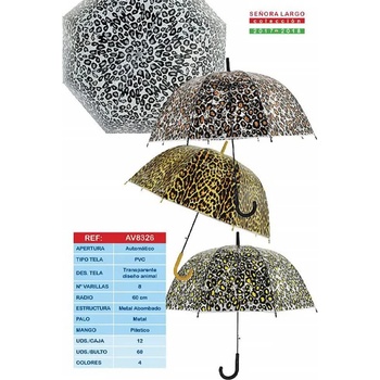 Splash by avant Чадър Splash by avant Umbrella assorted - Golden (Animal Print)