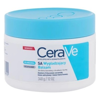 CeraVe SA Smoothing омекотяващ хидратиращ крем за лице и тяло 340 g за жени