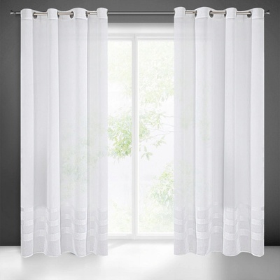 EUROFIRANY Zaclona EFIL 140x250cm biela