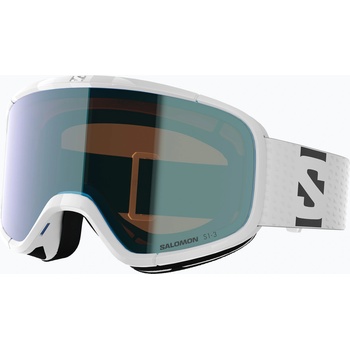 Salomon Скиорска маска Salomon Aksium 2.0 Photo white/photo mi blue